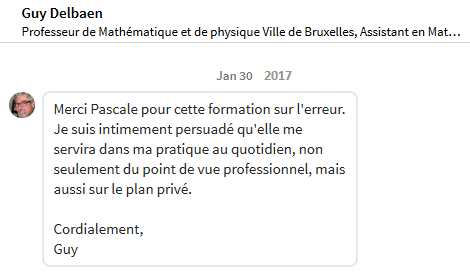 Témoignage Guy Delbaen